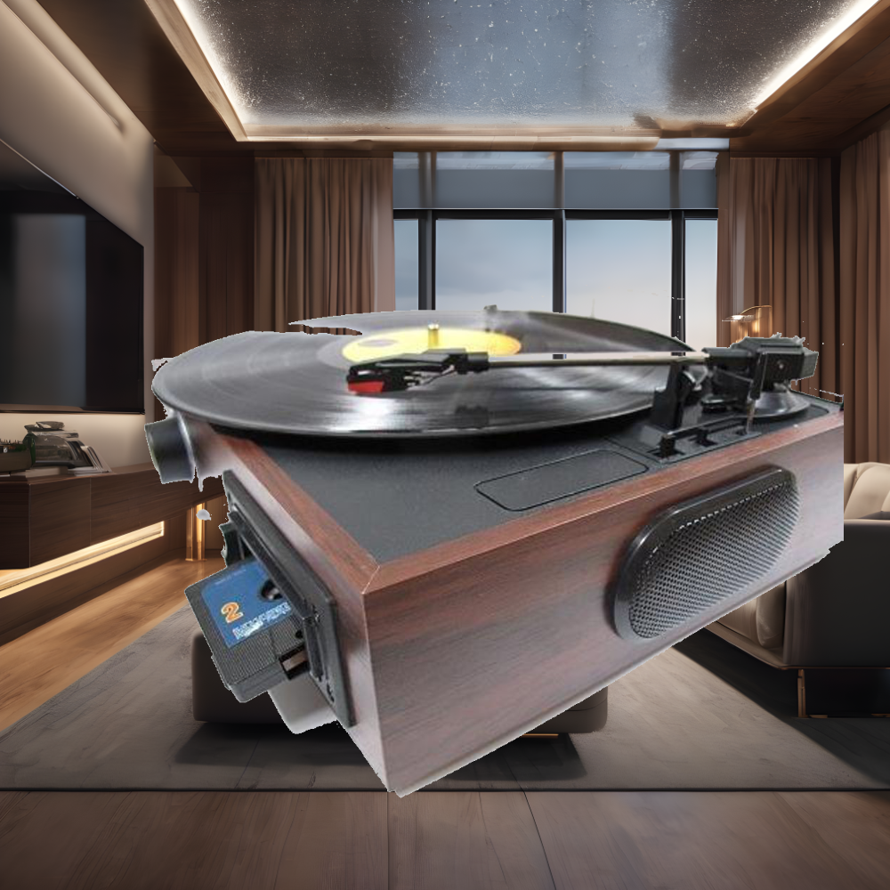 MBEAT USB Turntable and Cassette to Digital Recorder 2-in-1: Your Gateway to Digitizing Memories