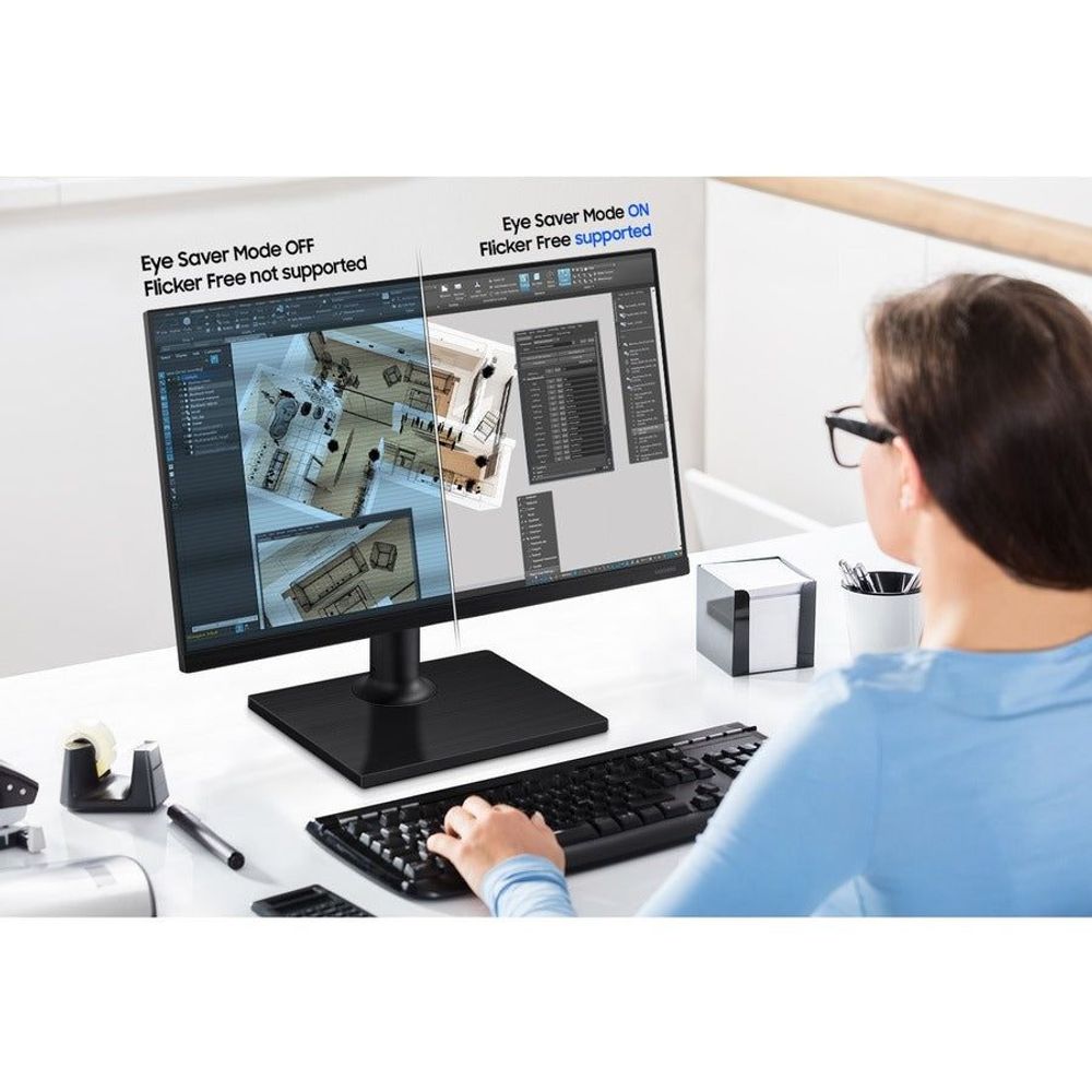 LF24T450FQEXXY - Samsung F24T450FQE 24" Class Full HD LCD Monitor 16:9 - Black - Last 1