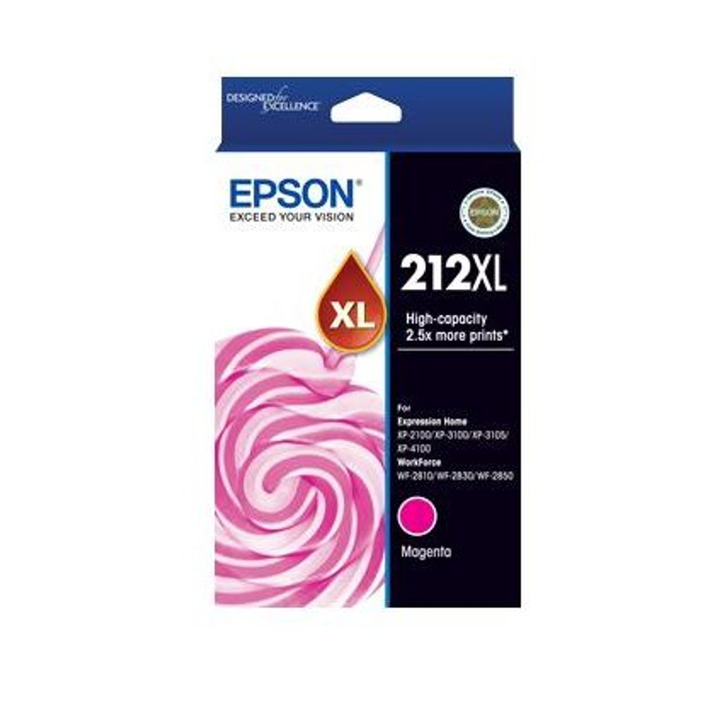 C13T02X392 - Epson 212XL Magenta High Yield Ink Cartridge