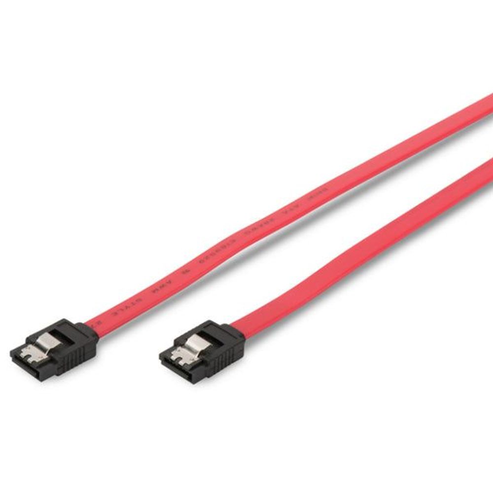 AK-400102-005-R - Digitus SATA II/III 0.50m Data Cable with Latch