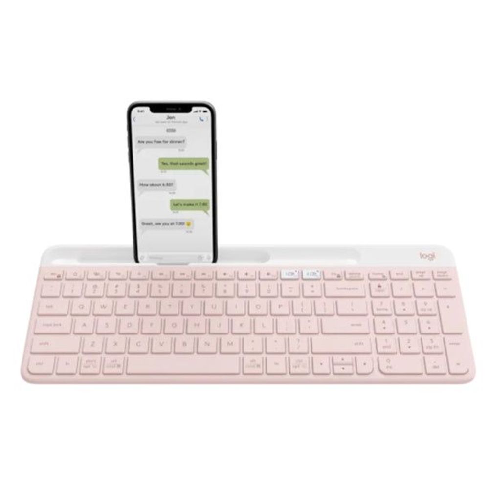 920-011329 - Logitech K580 Multi-Device Wireless Keyboard - Rose