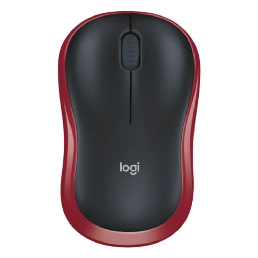 910-002503 - Logitech M185 USB Wireless Compact Mouse - Red
