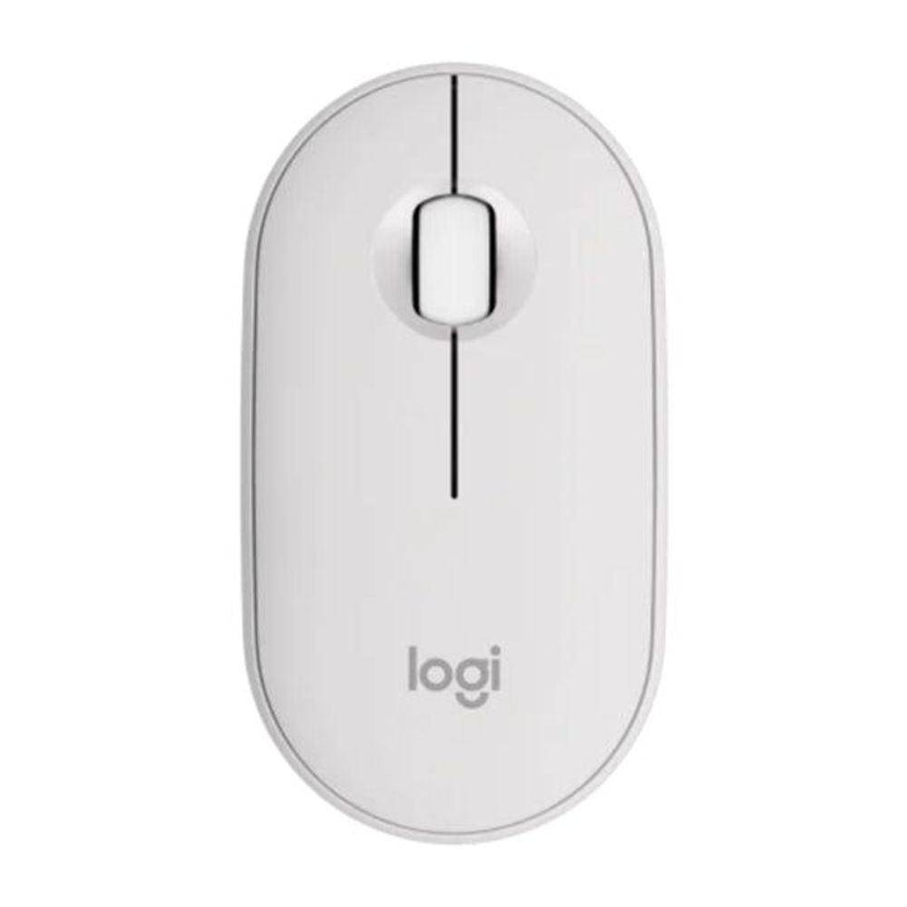 910-006986 - Logitech M350S Pebble 2 USB Wireless/Bluetooth Mouse - White