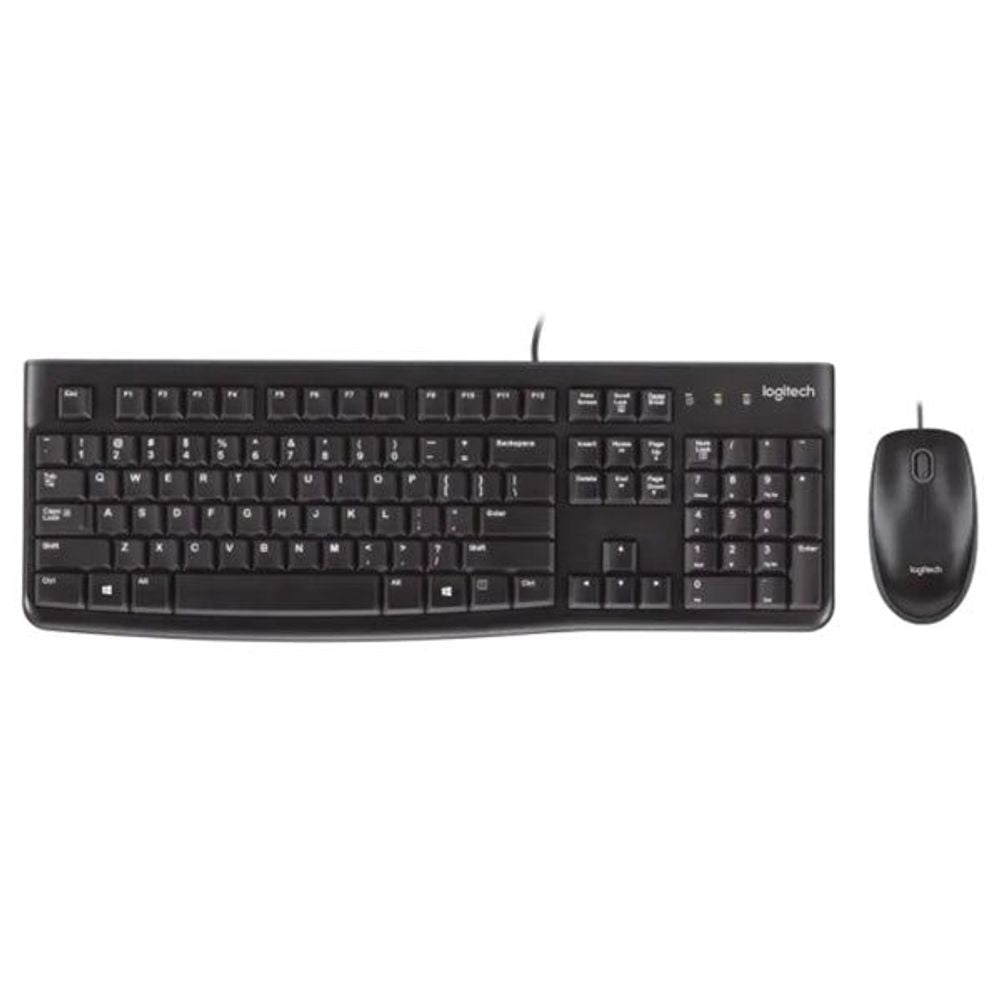 920-002586 - Logitech MK120 USB Wired Keyboard and Mouse