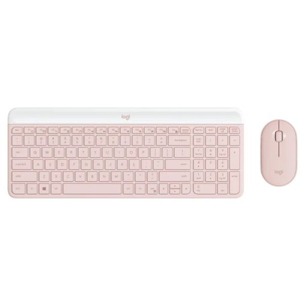 920-011326 - Logitech MK470 Slim Wireless Desktop Kit - Rose