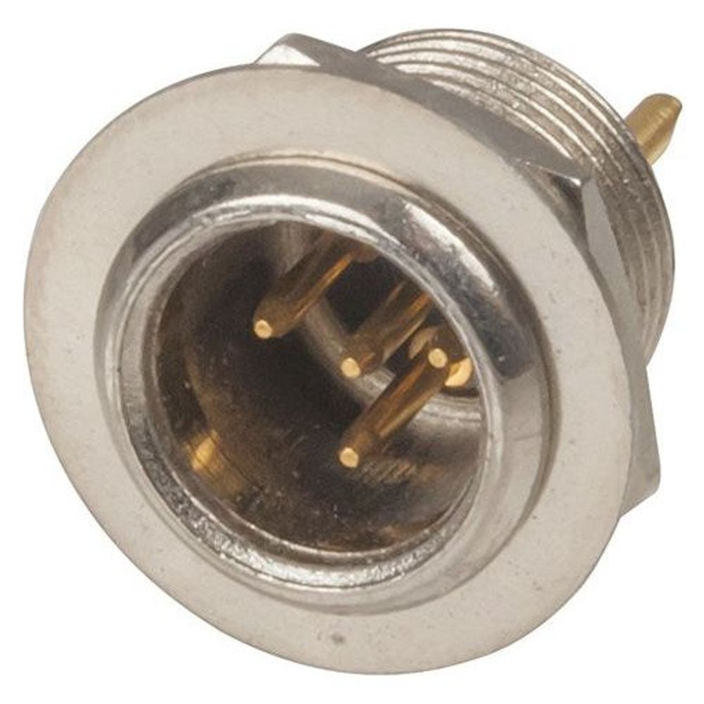 PP1918 - 4 Pin Chassis Male Mini XLR Style Connector