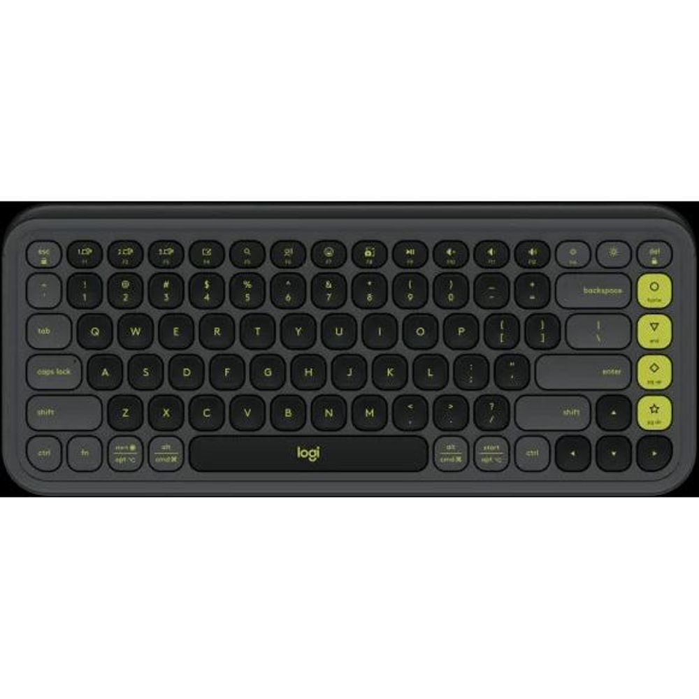 Logitech POP Icon Keys wireless keyboard - Graphite