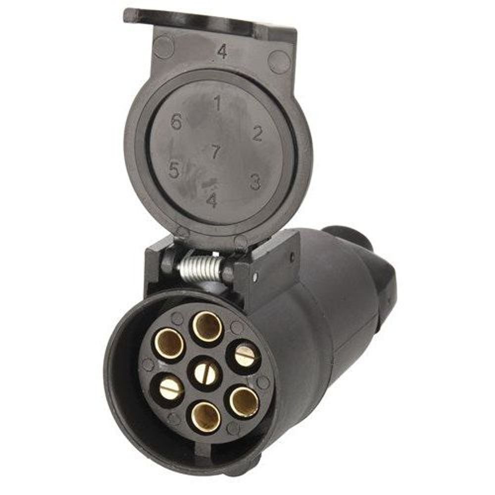 PS2053 - 7 Pin Large Round Trailer Socket