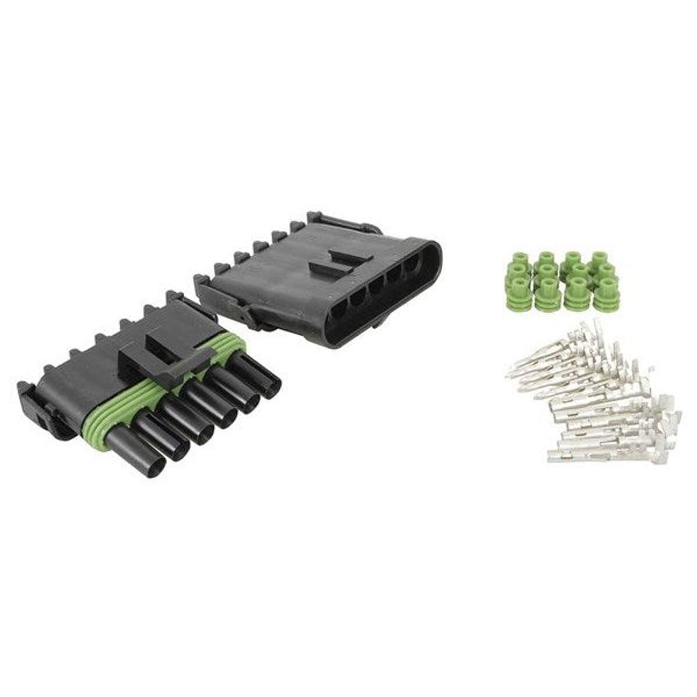 PP2166 - Automotive Waterproof FS Plug and Socket Set - 6 Way