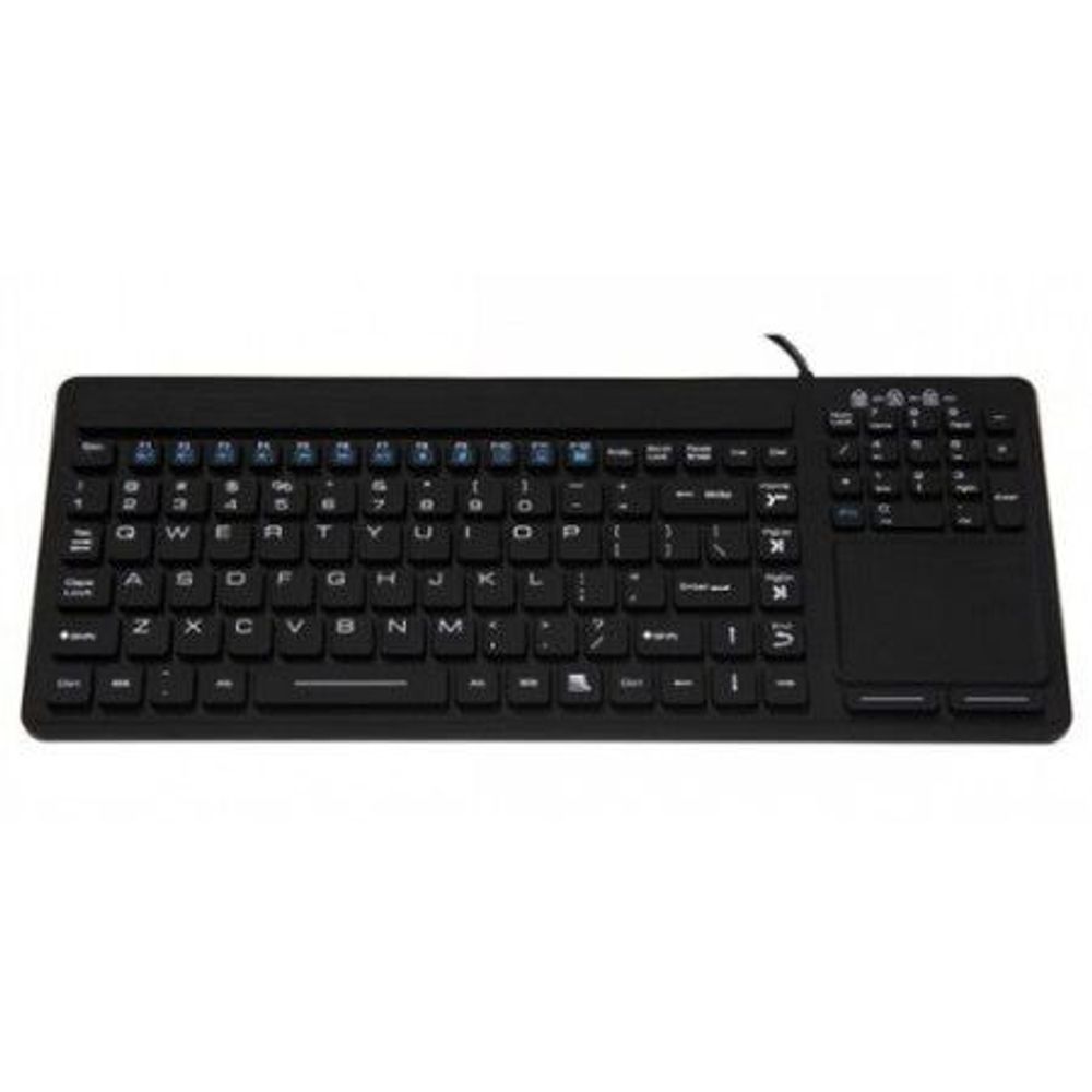 SK308 - Inputel SK308 Silicone Keyboard + Trackpad IP68 - USB