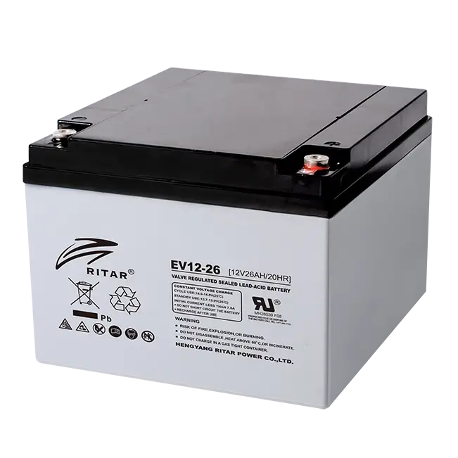EV12-26 - Ritar 12V 26Ah EV Series AGM Deep Cycle Battery