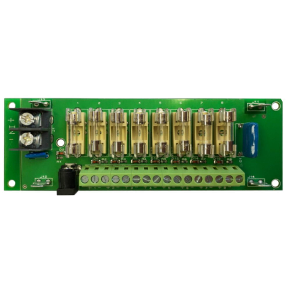 FUSED BOARD-8 - 8 Way Fused Circuit Board