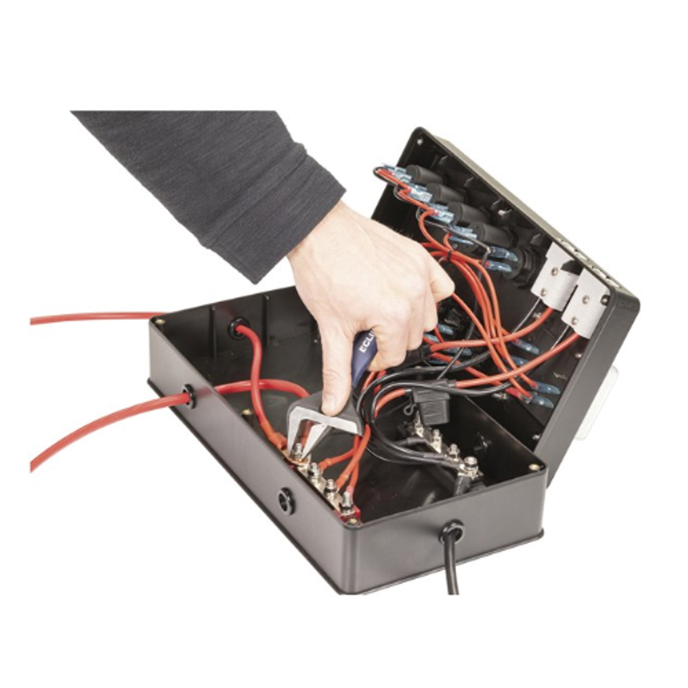 HB8520 Powertech DC Control Box for External Battery with Voltage Display