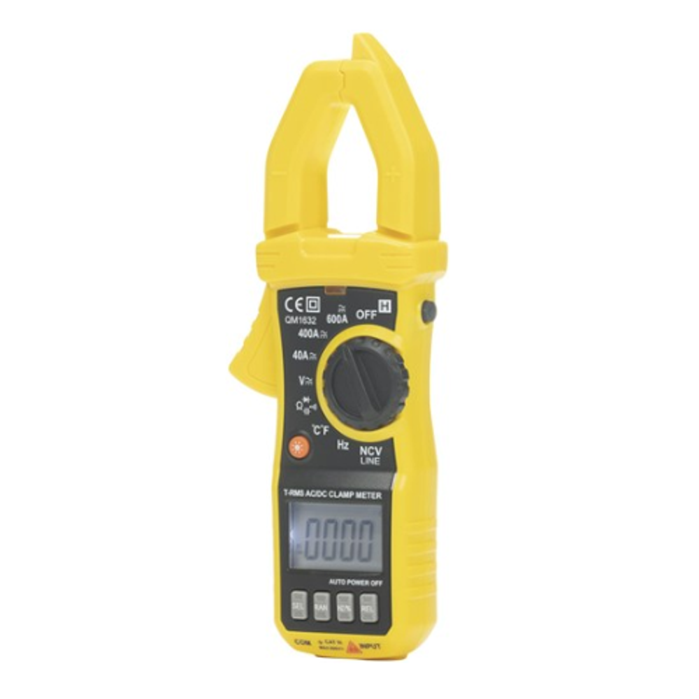 QM1632 600A True RMS AC/DC Clamp Meter