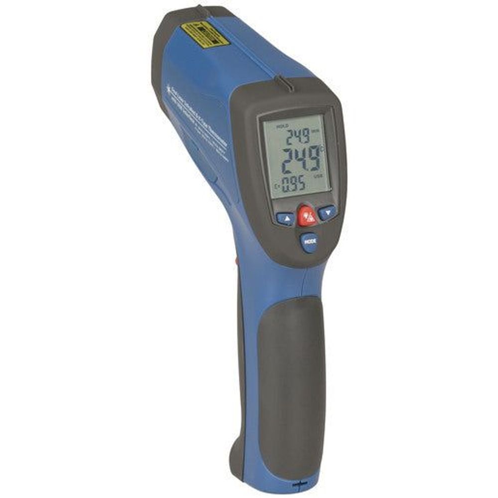 QM7430 Pro High Temperature Non-Contact Thermometer with K-Type Probe Support and USB