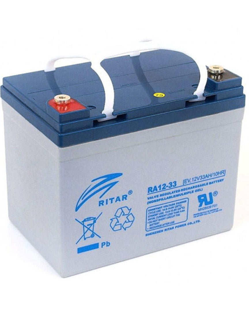 EV12-33 - Ritar 12V 33Ah EV Series AGM Deep Cycle Battery
