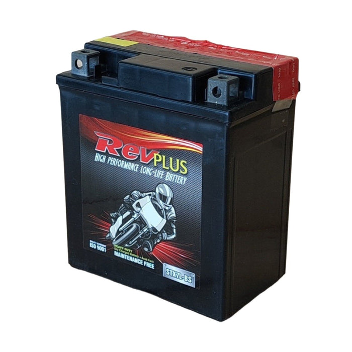STX7L-BS - RevPlus Motorbike Battery 12V 6Ah