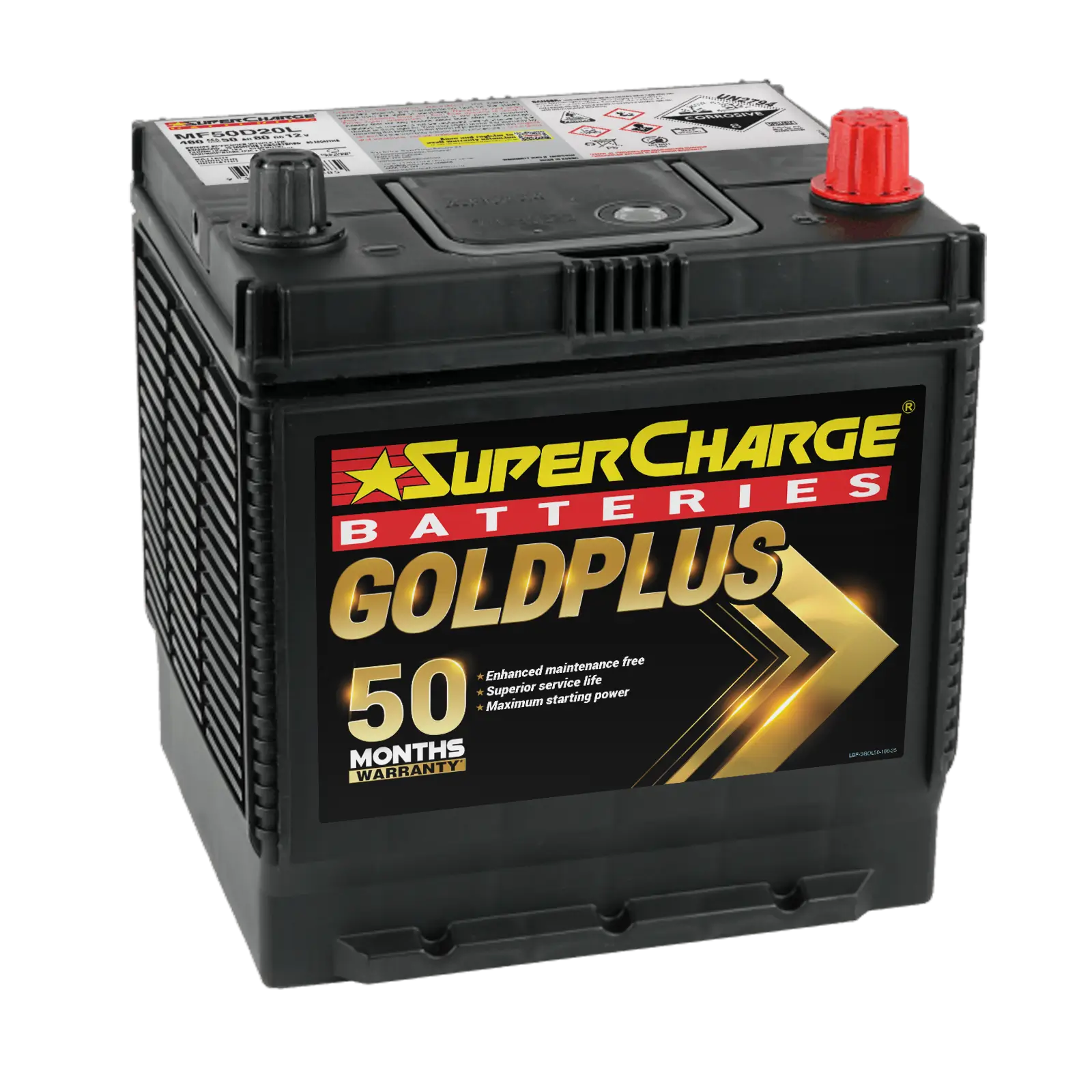 MF50D20L - Supercharge Goldplus MF50D20L Battery