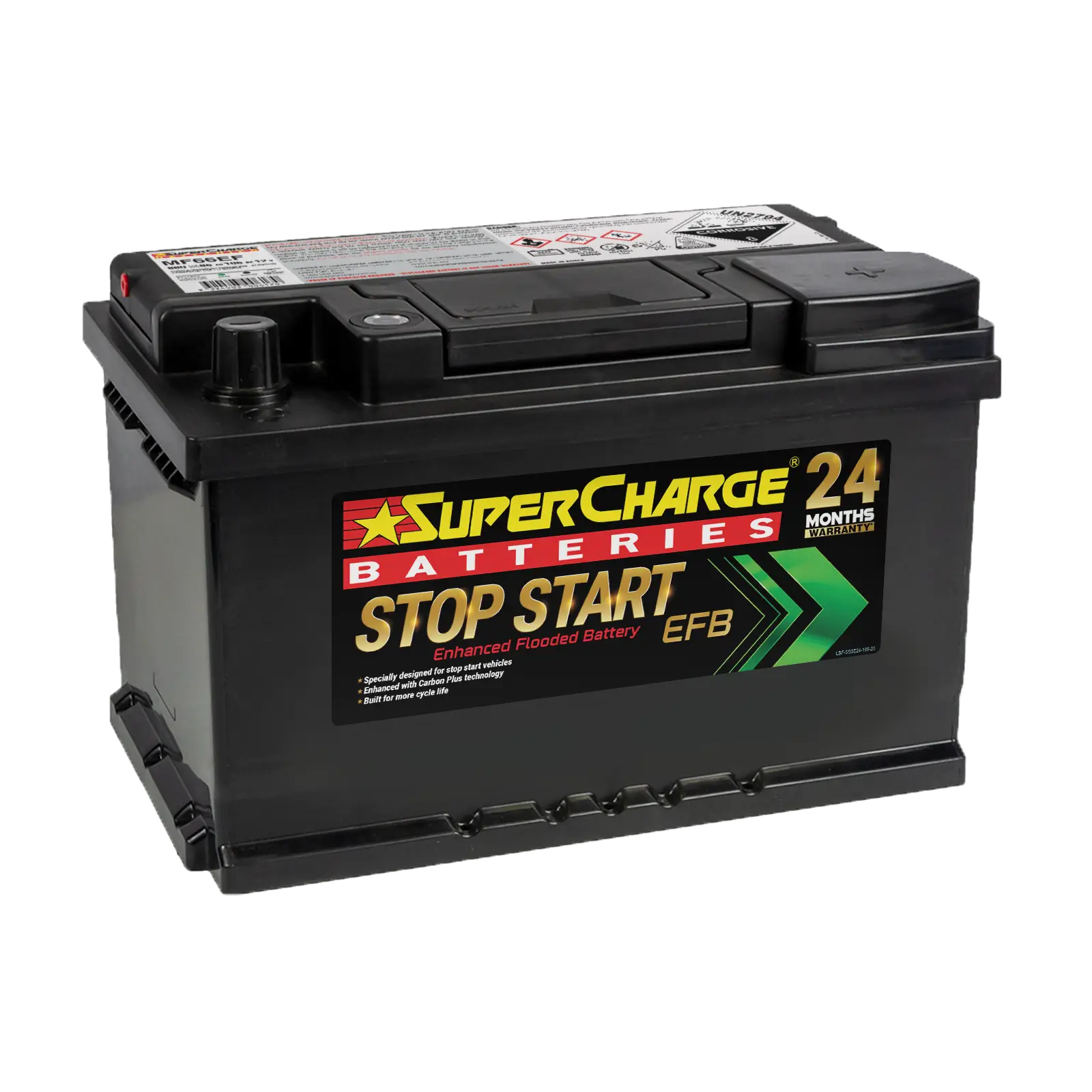 MF66EF - Supercharge Stop/Start MF66EF Battery