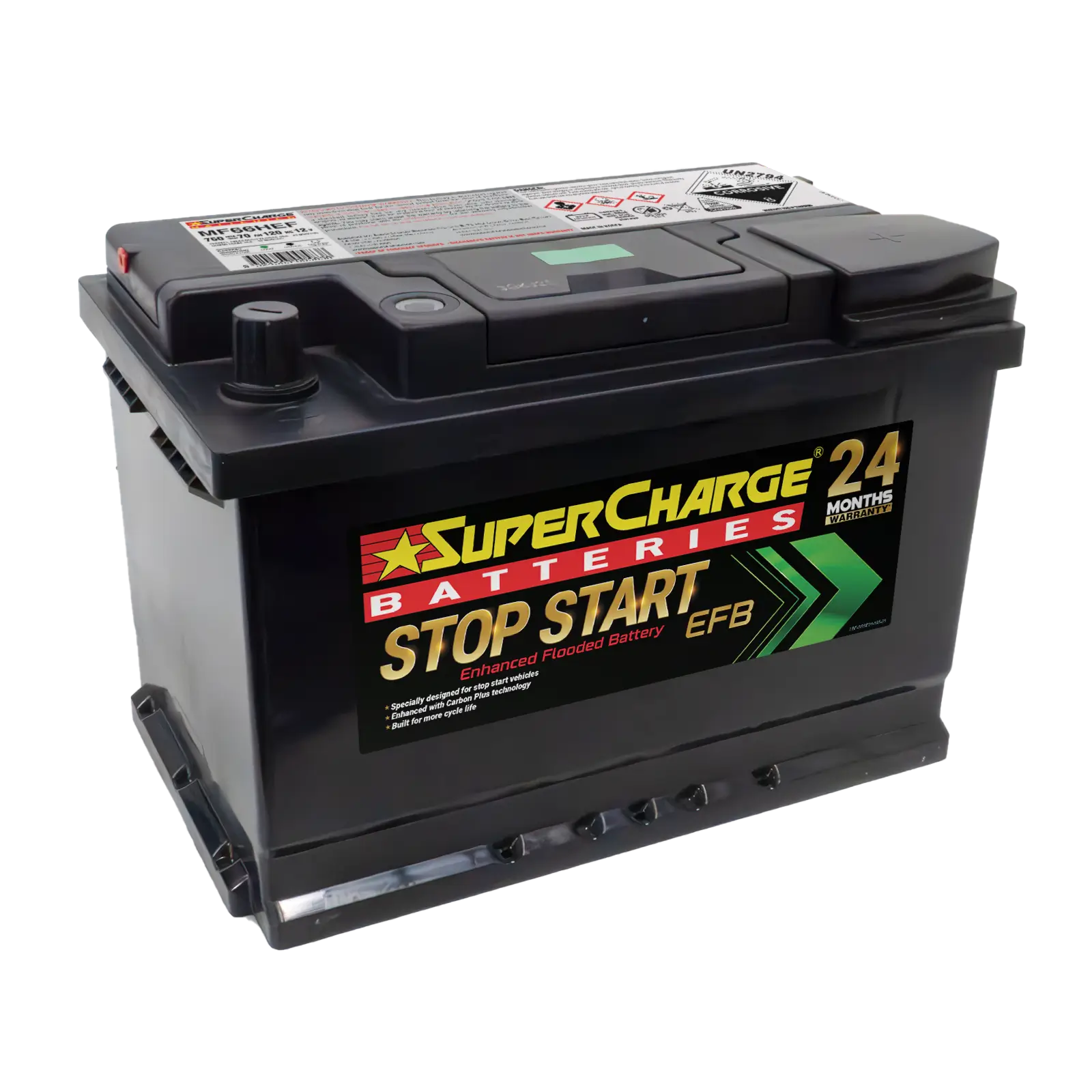 MF66HEF - Supercharge Stop/Start MF66HEF Battery