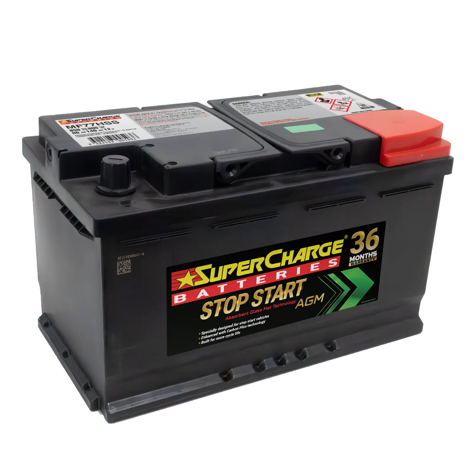 MF77HSS - Supercharge Stop/Start MF77HSS Battery