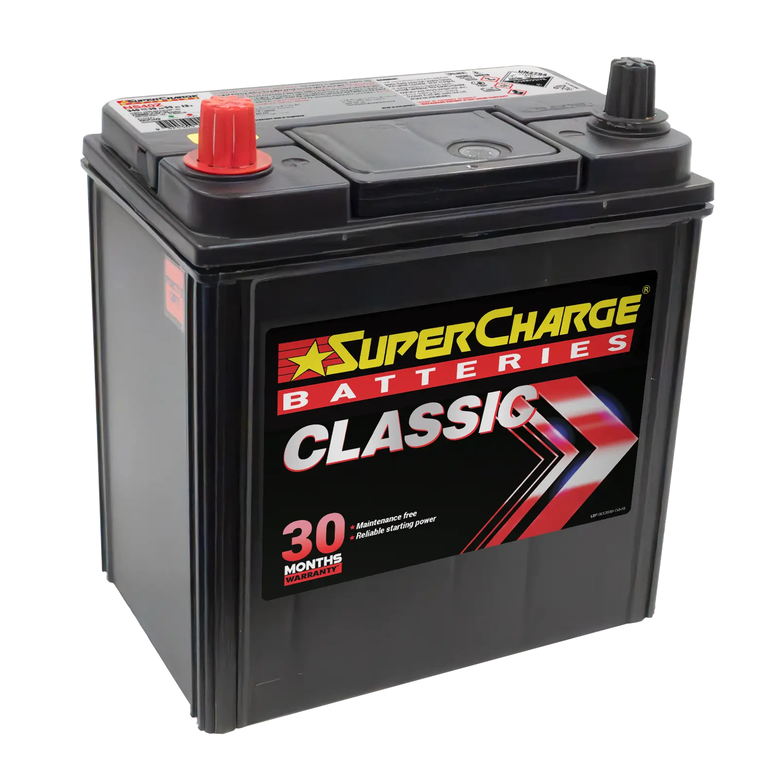 NS40Z - Supercharge Classic NS40Z Battery