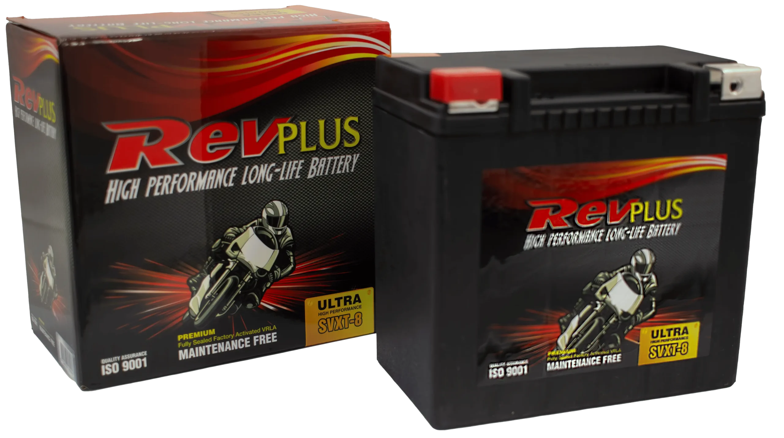 SVXT-8 - RevPlus Motorcycle Battery 12V 14Ah