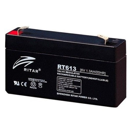 RT613 - Ritar 6V 3.2Ah Sealed Lead Acid Battery