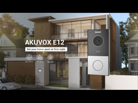 E12S-2/C313W-2 - Akuvox 2 Wire Intercom Kit