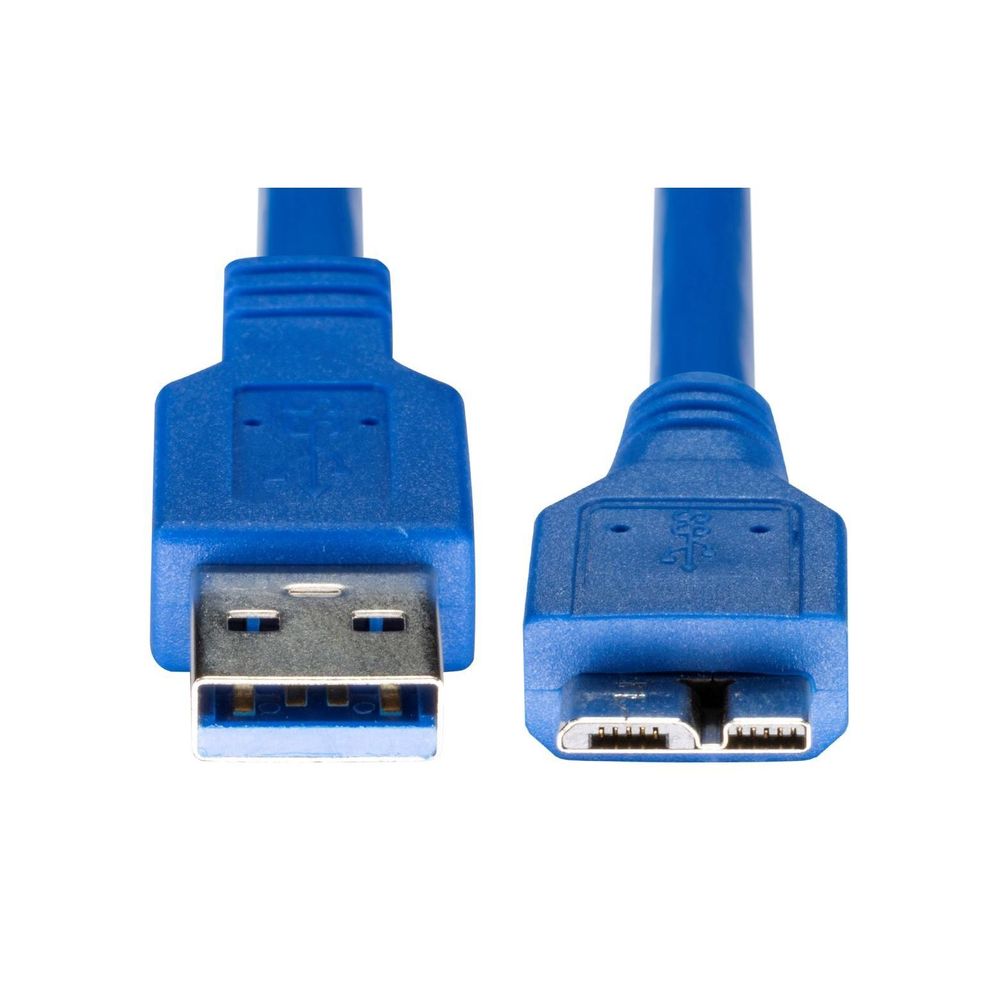 DYNAMIX 2m USB 3.0 Micro-B Male to USB-A Male Connector.