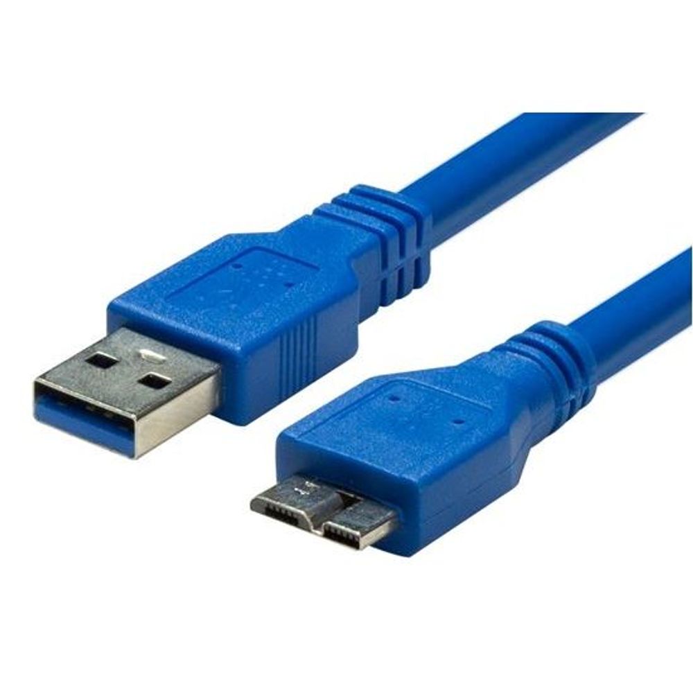 DYNAMIX 2m USB 3.0 Micro-B Male to USB-A Male Connector.