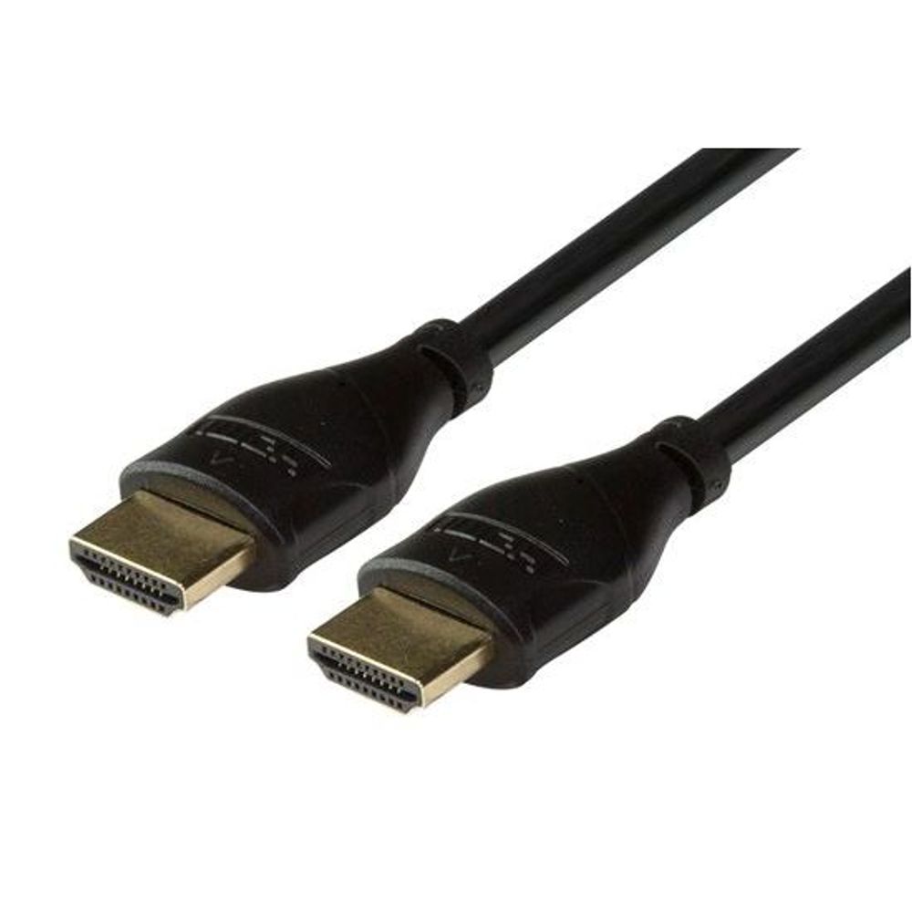 DYNAMIX 2m HDMI 10Gbs Slimline High-Speed Cable with Ethernet.