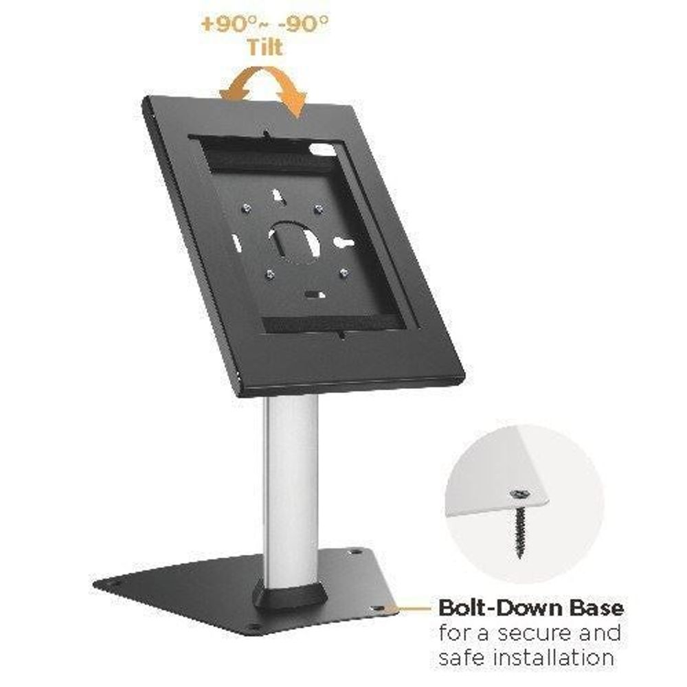 BRATECK Anti-Theft Countertop Tablet Kiosk Stand. For 9.7/10.2 iPad, 10.5 iPad Air/ iPad Pro, 10.1