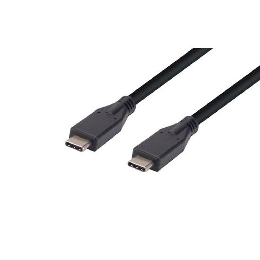 DYNAMIX 1M, USB 3.1 USB-C Male to USB-C Male Cable 5V/3A. Transfer