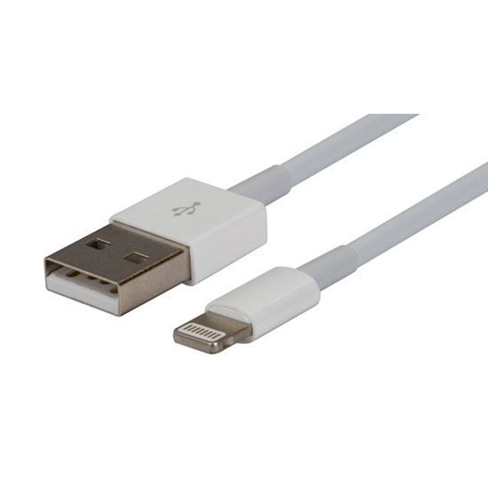 DYNAMIX 1m USB-A to Lightning Charge & Sync Cable. For Apple