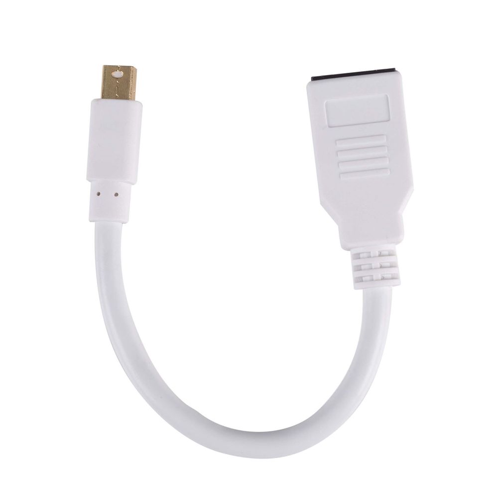 DYNAMIX 0.2m Mini DisplayPort Male to DisplayPort Female. Passive