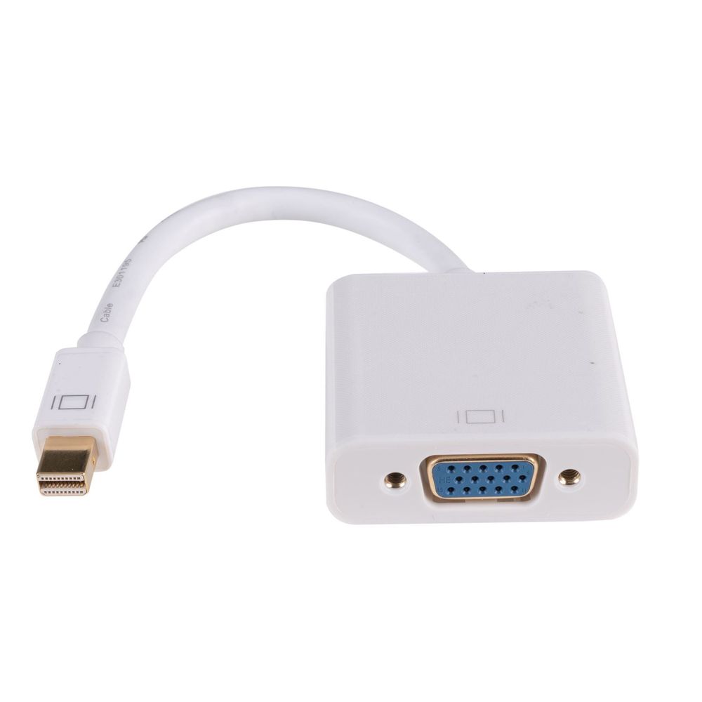 DYNAMIX 0.2m Mini DisplayPort to VGA Female Cable Convertor.