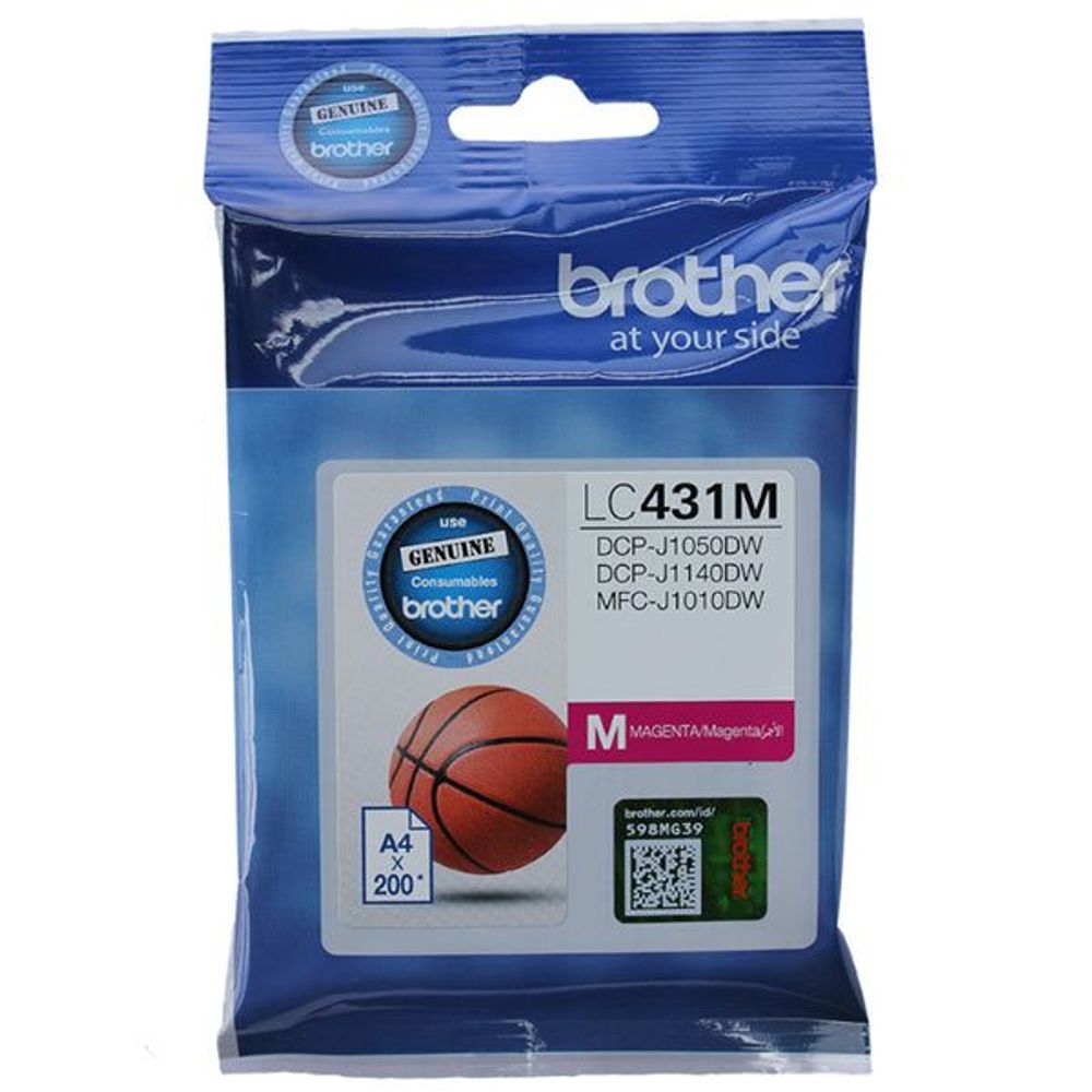 Brother LC431 Ink Cartridges Magenta