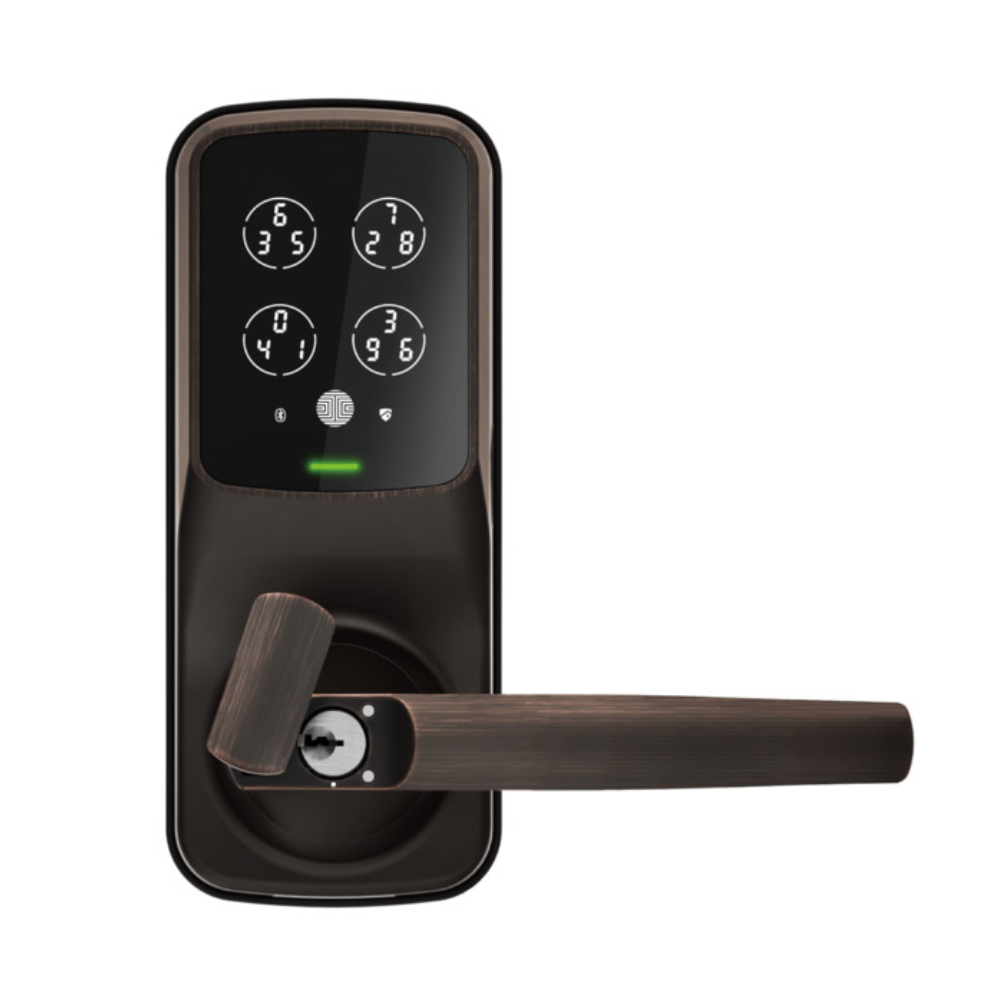 Lockly PGD628F VB - Lockly Secure Plus Latch Lock, Fingerprint, BT, Passcode Patent VB