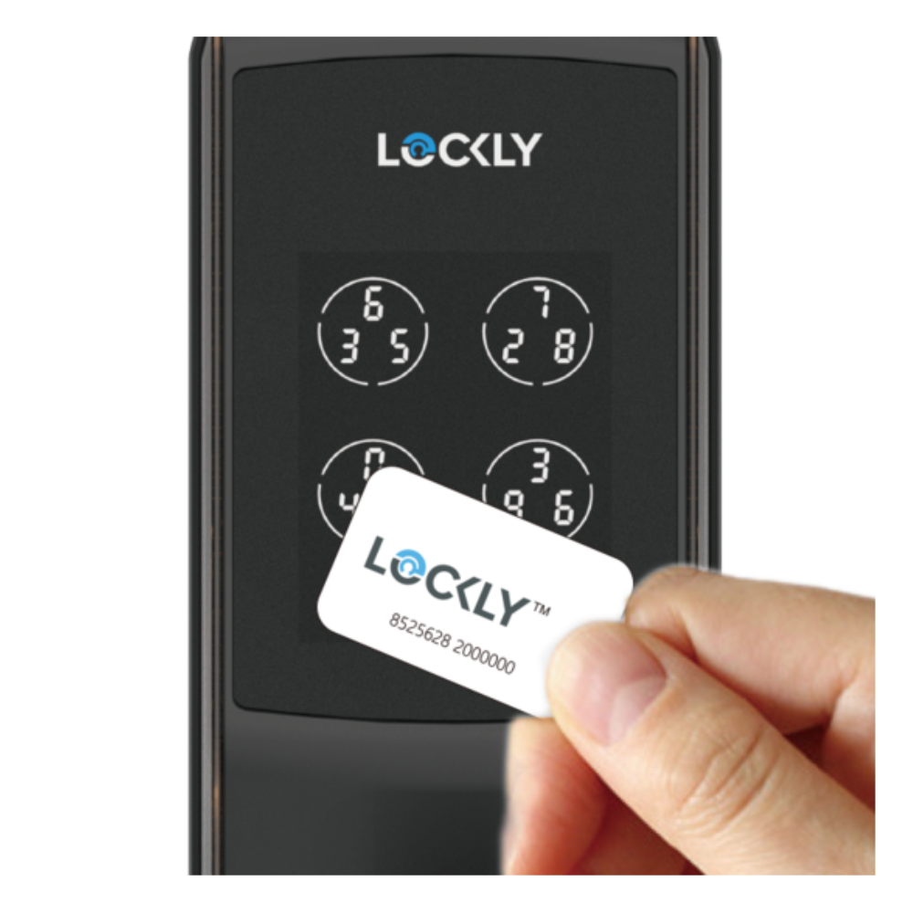 Lockly PGD829AF SG - Lux Mortise Lock, Fingerprint, CardReader, BT, Passcode Patent SG