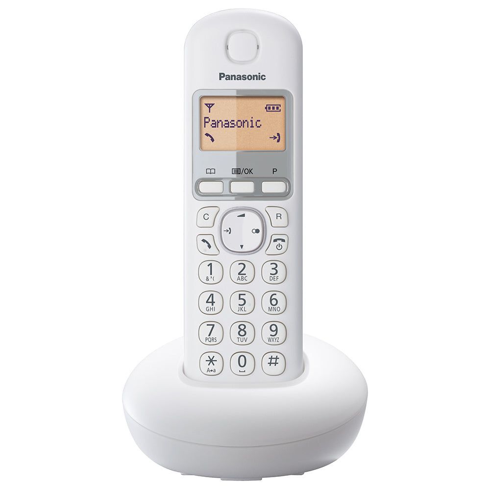 Panasonic KX-TGB210NZ Single Cordless Digital Ergonomic Phone White