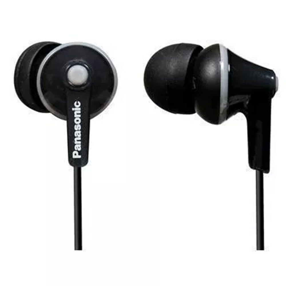 Panasonic RP-HJE125E Ergofit In-Ear Inside Headphones Black