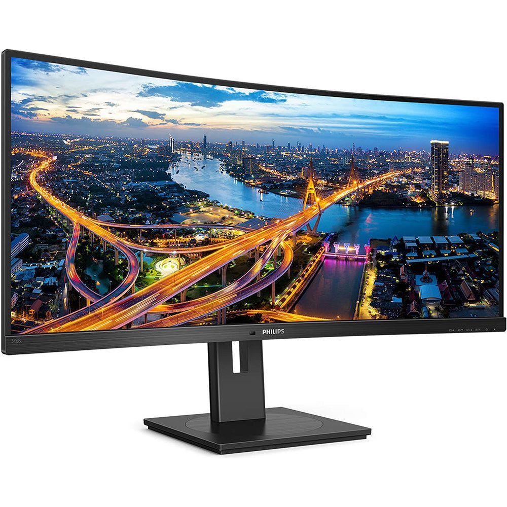 Philips 346B1C/75 34" Ultrawide LCD Curved USB-C Docking Monitor