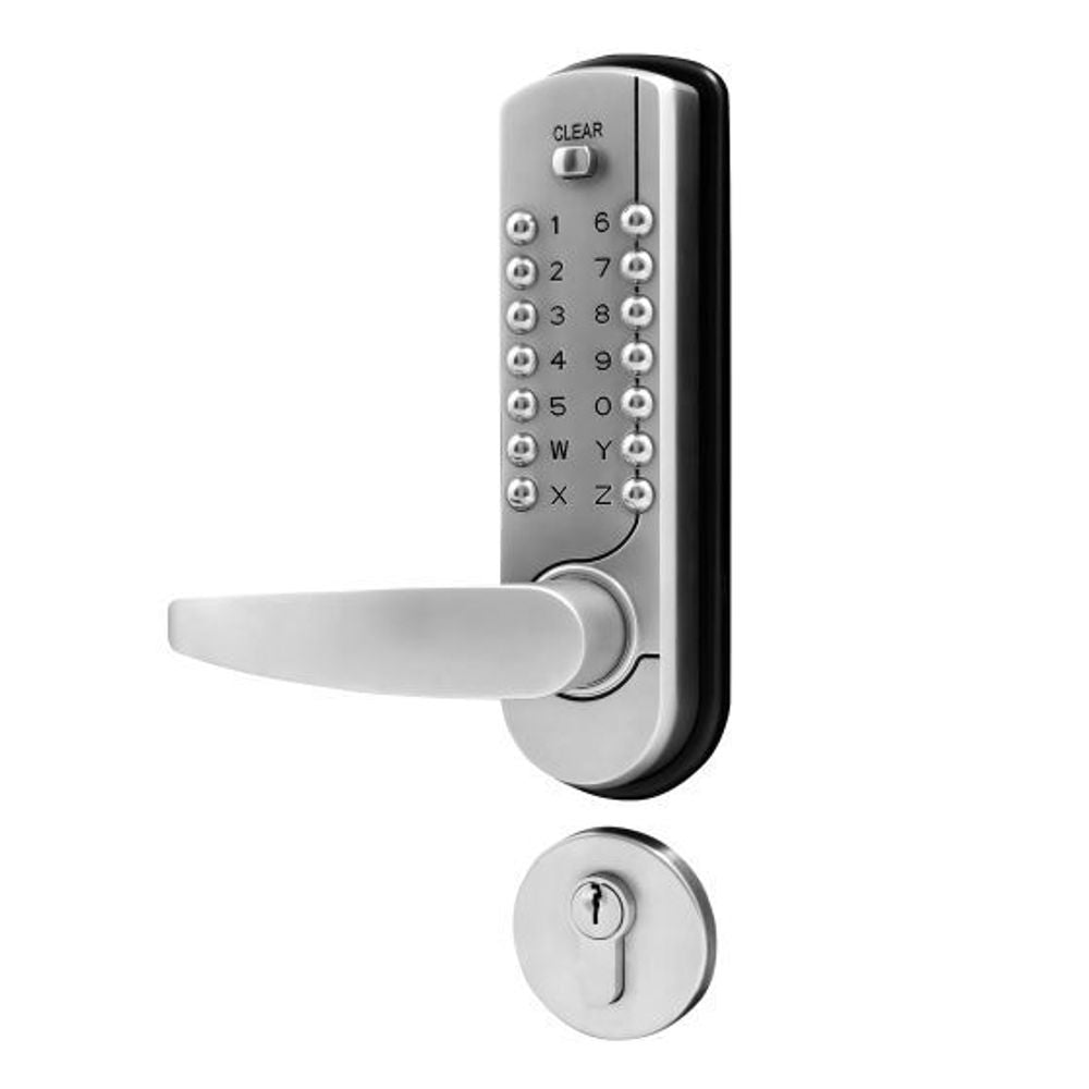 Yale Digital Mortice Door Lock with Key Over-ride Saturn Chrome - SL7000MSC
