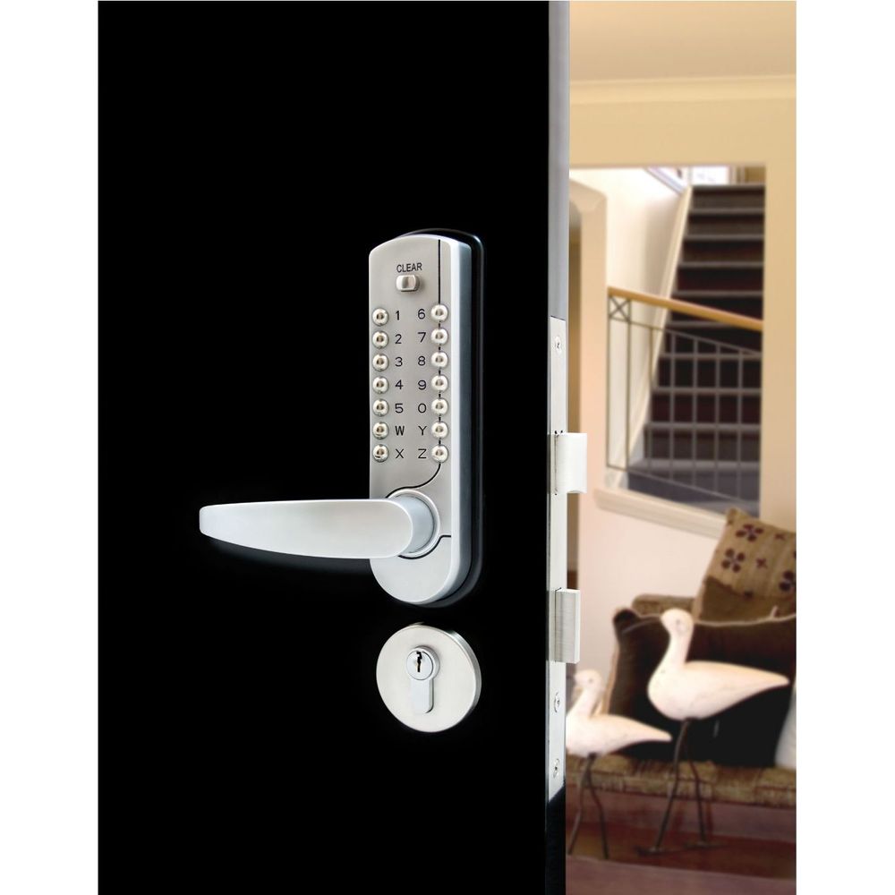 Yale Mechanical Digital Storeroom Door Lock Saturn Chrome - SL7200SCLS