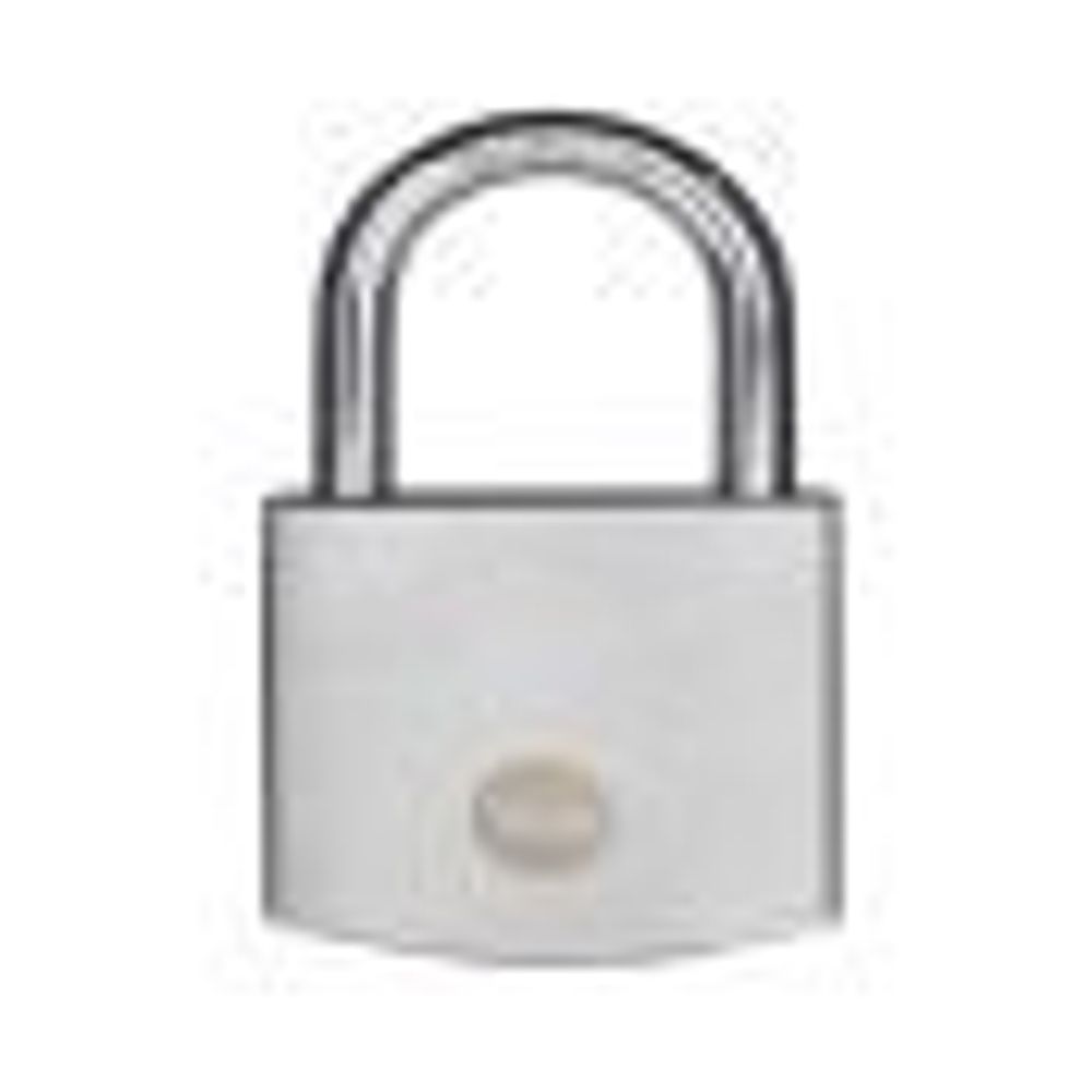Yale 50mm Brass Padlock with Chrome Finish - Y120B/50/127/1