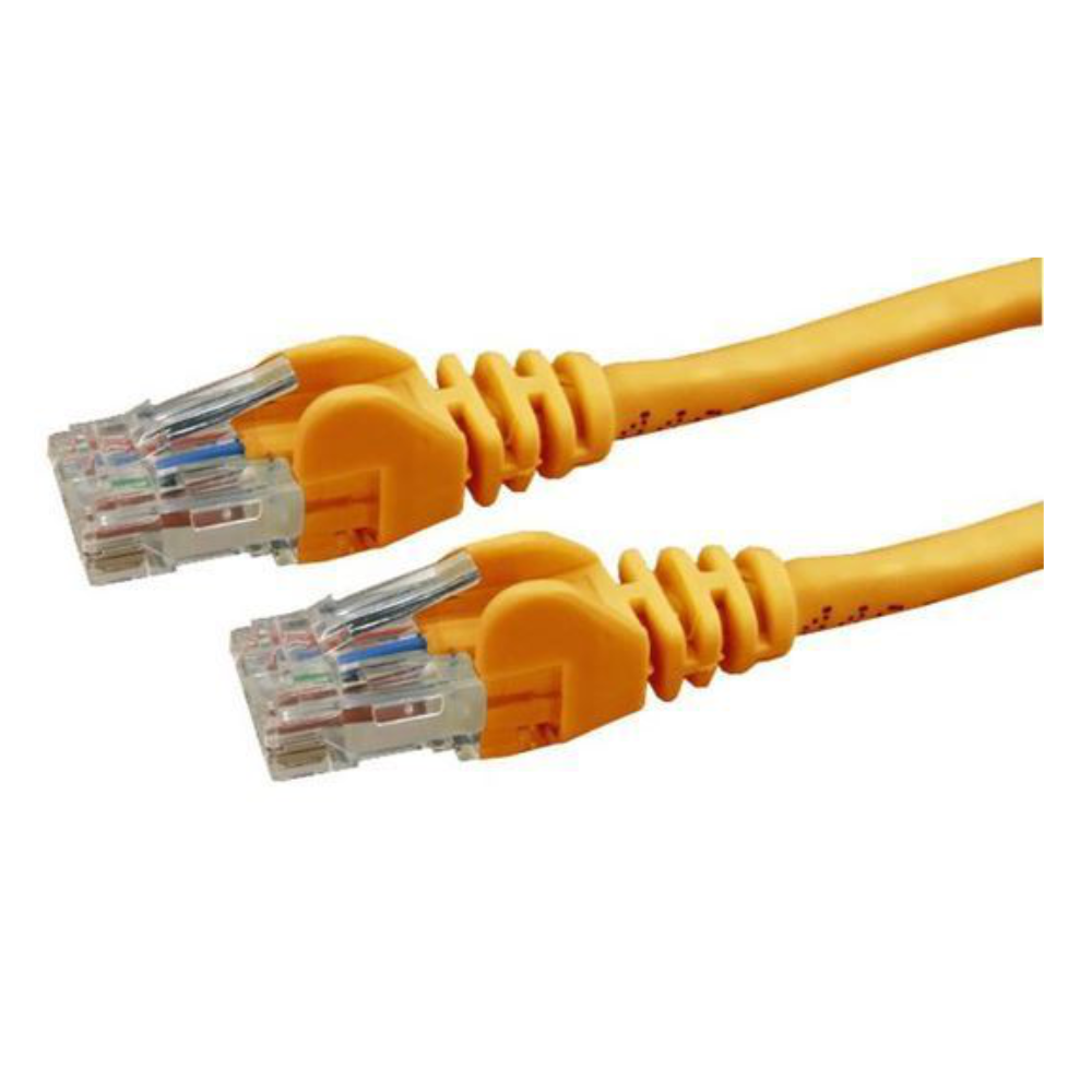 Dynamix PLO-C6A-10 - 10m Cat6 Orange UTP Patch Lead (T568A Specification) 250MHz