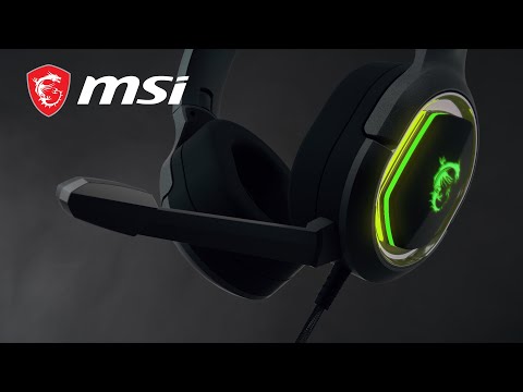 MSI GH50 Immerse Headphones - virtual 7.1 surround sound