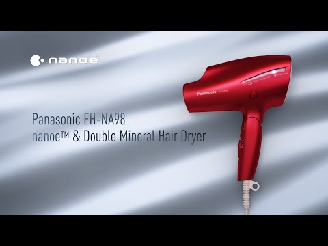 Panasonic EH-NA98-K765 1800W Nanoe™ Mineral Hair Dryer, intelligent temperature control