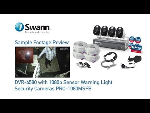 Swann SWPRO-1080MSFB-AU 1080p Thermal Sensing Sensor Warning Light Bullet Security Camera - PRO-1080MSFB
